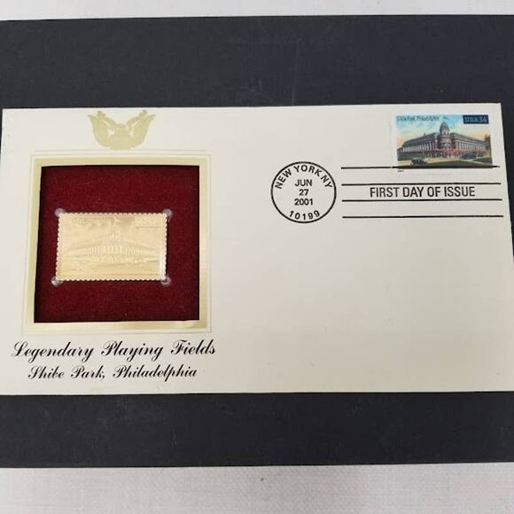 Shibe Park MLB Vintage Stamp First Day of Issue New York City 2001 June 27 - Picture 1 of 7